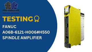 TESTING A FANUC A06B-6121-H006#H550 SPINDLE AMPLIFIER #cnc #cncmachining #fanuc #spindle #amplifier