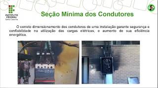 Dimensionamento de Condutores - Critério de Seção Mínima