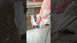 Core cutting in Construction #shorts #reels#construction