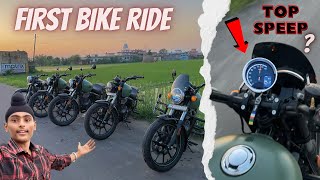 First bike ride || Bullet Standard & RE Meteor 350 Power Test 😦 Raman vlogs