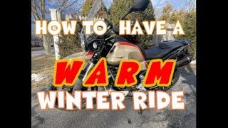 “COLD? GET HEATED GEAR” A MOTO GUZZI RIDE “Staying WARM in cold weather”