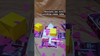 Chocolate box with ravishing popup cubes And dairy milk silk #subscribe #chocolatebox #@ishavlogs__