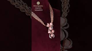 Designer Necklace with Opal Stones || Light weight Cz jewellery II Devi Pavitra Gold & Diamonds