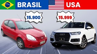 COMPARAÇÃO DO PODER DE COMPRA DE CARROS NO BRASIL X EUA, VOCÊ FICARÁ SURPRESO