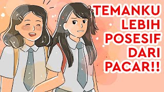 Sahabatku Selalu Menempel Kemanapun Aku Pergi! | Cerpen Animasi Remaja Persahabatan Kenali Studio