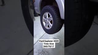 Ford Explorer Tire Change  265/70/17