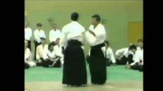 Aikido techniques TAKN; Morihiro Saito sensei, Cambridge 1989 Kubi-nage