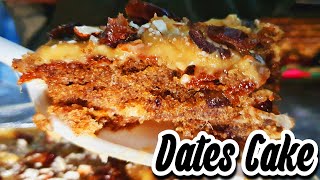 Dates Cake Recipe | Soft & Delicious Date Cake | Oven & Without Oven