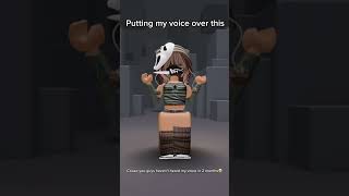 My voice still sounds goody ah😭 #roblox #voice #capcut