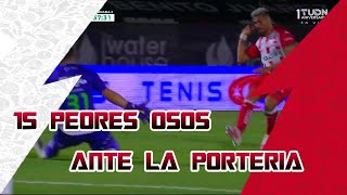 NECAXA - 15 Peores osos ante la portería