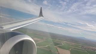 Aeromexico Boeing 737 MAX 8 landing Mexicali International Airport