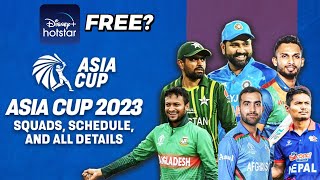 ASIA CUP 2023 - Schedule , Format and all details #asiacup2023