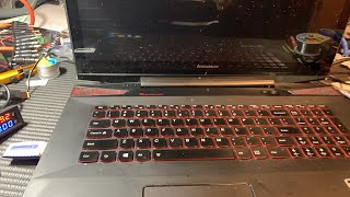 How to enter BIOS Lenovo Y70 laptop change Boot USB