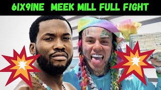 6IX9INE MEEK MILL VIOLENTE BAGARRE FULL FIGHT !! #MeekMill​ #6ix9ine​ #AllUrbanCentral