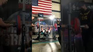 bench 364lb. good lift