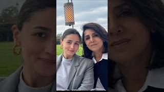 Aliya Butt's unseen Paris dump ft. | Heartwarming moment with Neetu Kapoor | #shorts#aliyabhatt