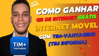 COMO GANHAR GB DE INTERNET MOVEL COM O INFORMA TIM