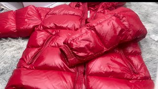 Moncler down jacket in Red 2023  Review