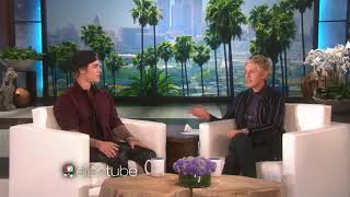 Jusrin Bieber and Ellen scare Audience members