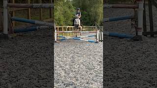 Pony showjumping 1 meter! #horse #equestrian #showjumping