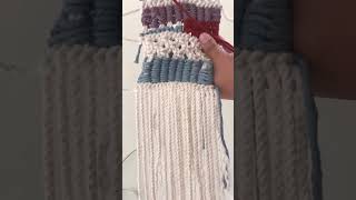 How to hide the cords! #macrame #macrametutorial #macrametips #tipsandtricks