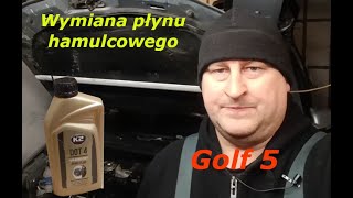 Wymiana płynu hamulcowego na przykładzie Golfa