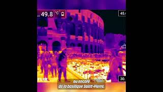 Avec 31°C à l’ombre à Rome, plus de 70°C à l’extérieur, à seulement 20°C des prévisions d'ici 2050