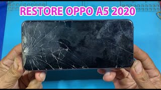 oppo A5 2020 LCD replacement||How i restore oppo A5 2020 destroyed phone#ps phone repair#