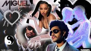 Miguel X Tinashe X The Weeknd ft. Daft Punk Adorn I Feel It Coming Naturally Mashup