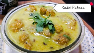 Kadhi Pakoda( Mung dal) || Favourite dish in North India.||