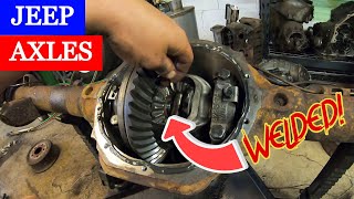 How to WELD YOUR DIFFERENTIAL!! The Maine Jeep returns!