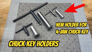 How to Make a Chuck Key Holder for your Mini Lathe.  Create a place to keep your key safe and handy.