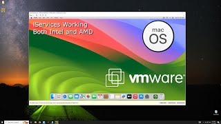 How to Install macOS Sonoma on Vmware on Windows PC - Intel and AMD, iServices Working