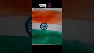 Indian Flag Drawing | Republic Day Drawing | Brush Pens❘ #art #shorts#short #indiaflag