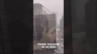 Canada-Vancouver 28-02-2023 #canada #vancouver #snow