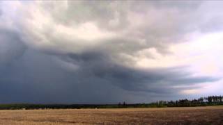 timelapse of downburst