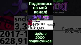 История канала под названием sndk 2010-2024г.(Статистика)