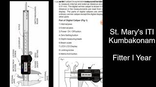 Digital Vernier caliper in Tamil