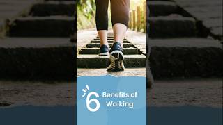 6 Proven Benefits of Walking 🚶‍♂️ #shorts #walkingbenefits #health