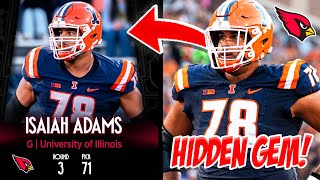 WE FOUND A HIDDEN GEM! The Arizona Cardinals Draft Isaiah Adams With The 71st Pick!