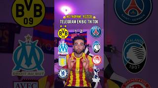 PRONOS FOOT LIGUE DES CHAMPIONS : DORTMUND vs PSG / MARSEILL vs ATALANTA…) 🇫🇷🇮🇹🇩🇪