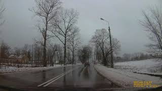 Roads in Poland - winter & snow  / Дороги в Польше - зима  / पोलैंड में सड़कें - सर्दियों