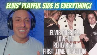 Elvis Presley "Love Me" Rehearsal. First Time Reaction.