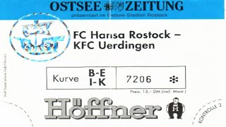 Hansa Rostock - KFC Uerdingen 1:0 | 09.04.1996 (27.Spieltag) | Retro Kogge