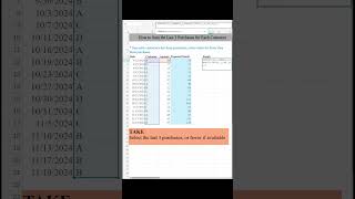 How to Sum the Last 3 Purchases for Each Customer in Excel  #exceltricks #excelshortcuts #exceltips