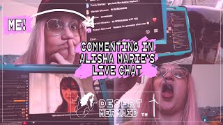 Commenting in @alishamarievlogs Live Chat | Desert Mermaid Daily life lifestyle vlog