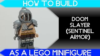 How to Build DOOM Slayer (Sentinel Armor) as a LEGO Minifigure