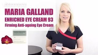 Maria Galland Enriched Eye Cream 93 - Firming Anti-ageing Eye Cream