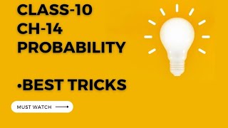 The best trick for probability||Class-10