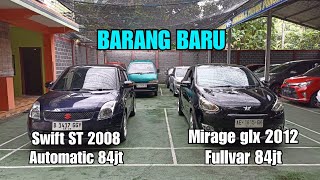 Senin, 18 maret 2024 | review Suzuki Swift 2008 AT dan Mitsubishi Mirage GLX 2012